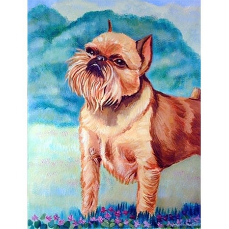 11 X 15 In. Brussels Griffon Flag Garden Size